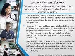 Inside a System of Abuse