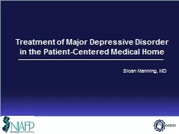 Treatment of Major Depressive Disorder in the Patient-Centered Medical