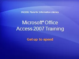 Microsoft ®  Office  Access