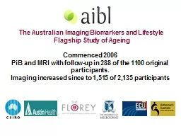 The Australian Imaging Biomarkers and Lifestyle