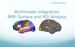 Multimodal Integration: