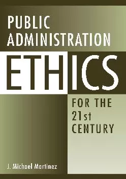 (BOOS)-Public Administration Ethics for the 21st Century