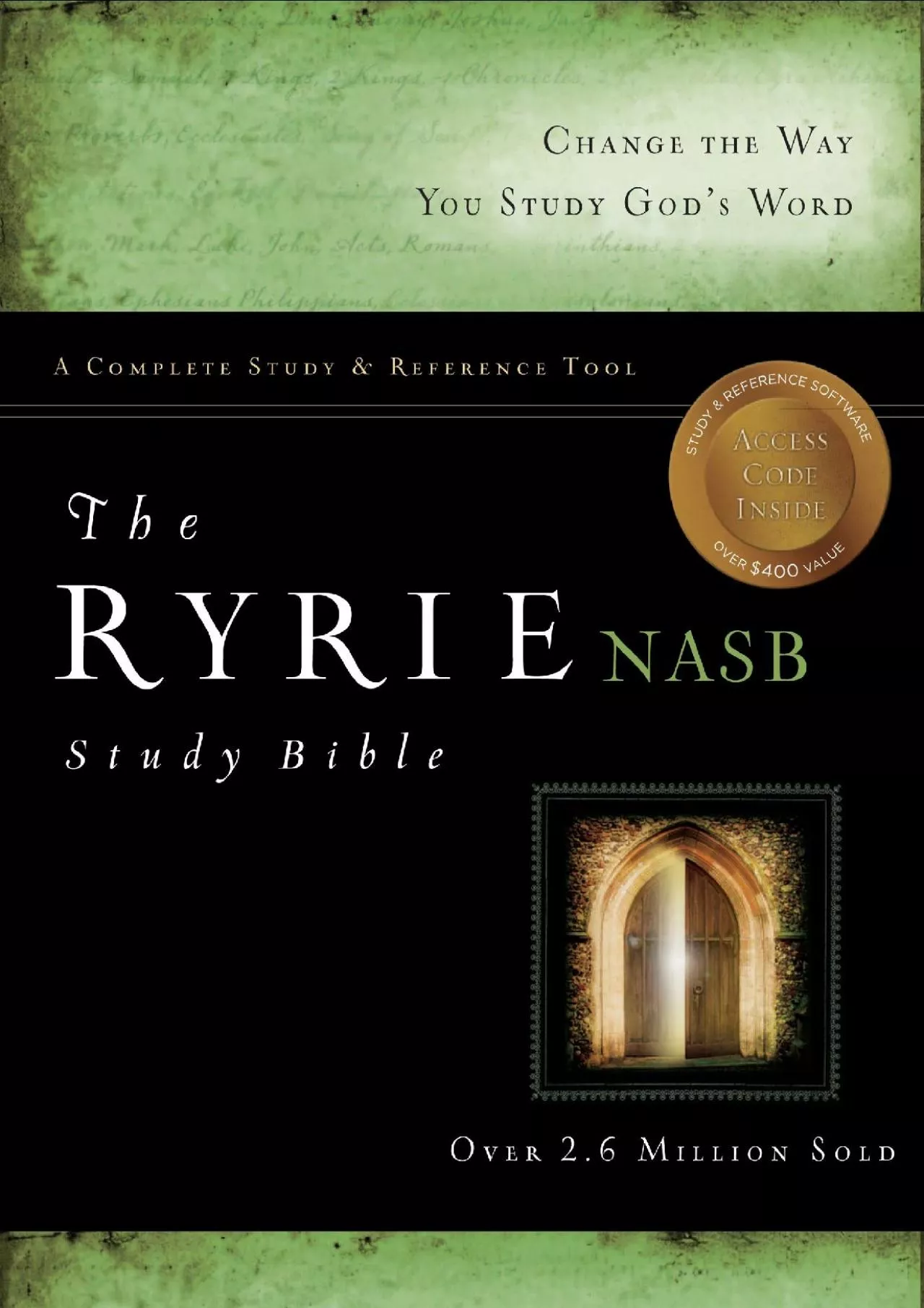 (DOWNLOAD)-The Ryrie NAS Study Bible Genuine Leather Black Red Letter (New American Standard