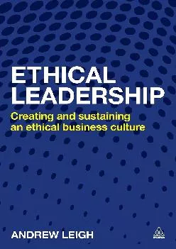 (BOOS)-Ethical Leadership: Creating and Sustaining an Ethical Business Culture