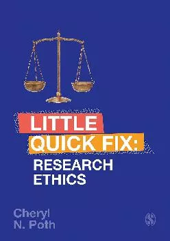 (BOOS)-Research Ethics: Little Quick Fix