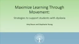 Maximize Learning Through Movement: