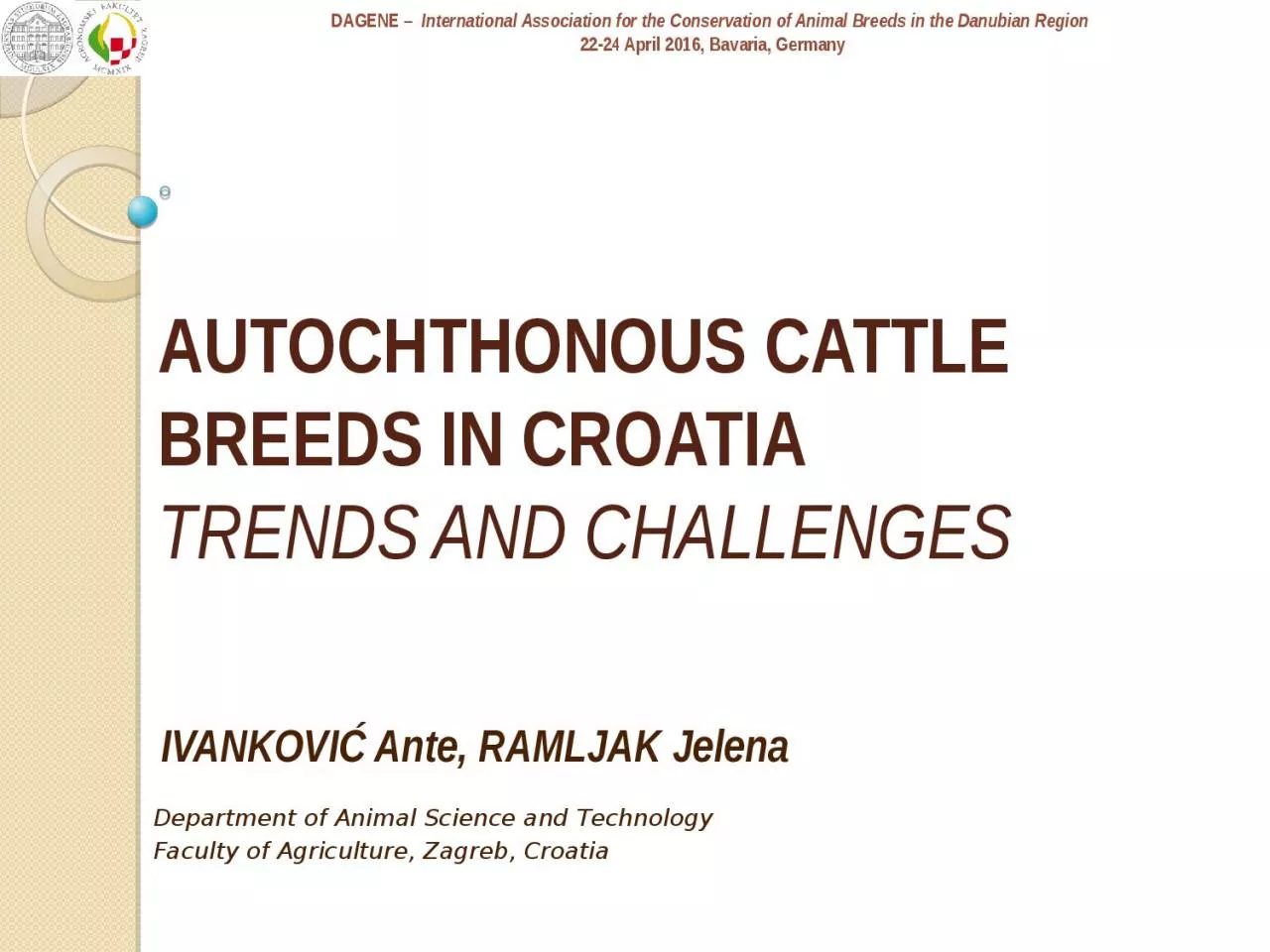 AUTOCHTHONOUS CATTLE BREEDS IN CROATIA