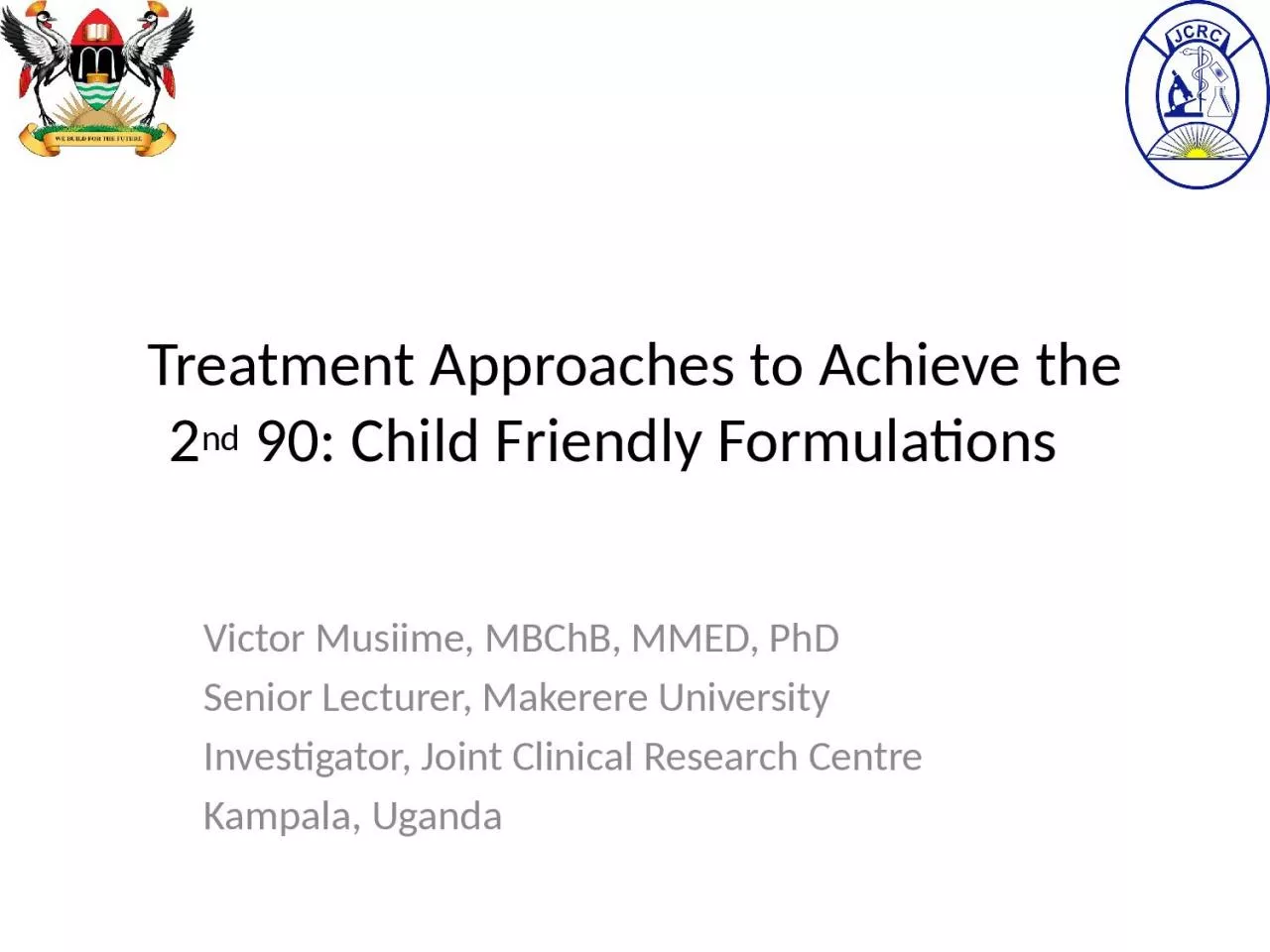 PPT-Treatment Approaches to Achieve the 2