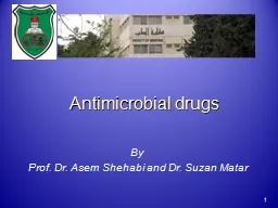 1 1 By  Prof. Dr. Asem Shehabi and Dr. Suzan Matar