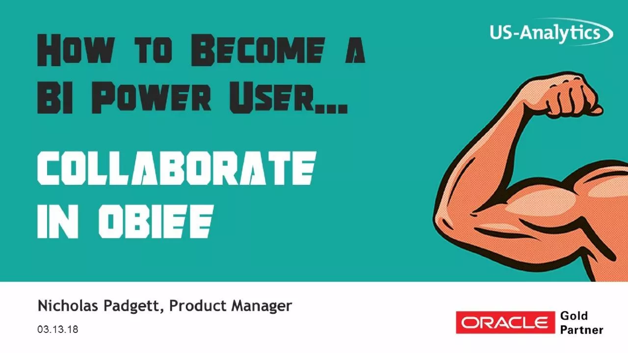 PPT-How to Become a BI Power User…