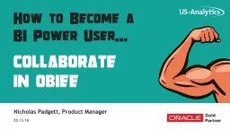 How to Become a BI Power User…