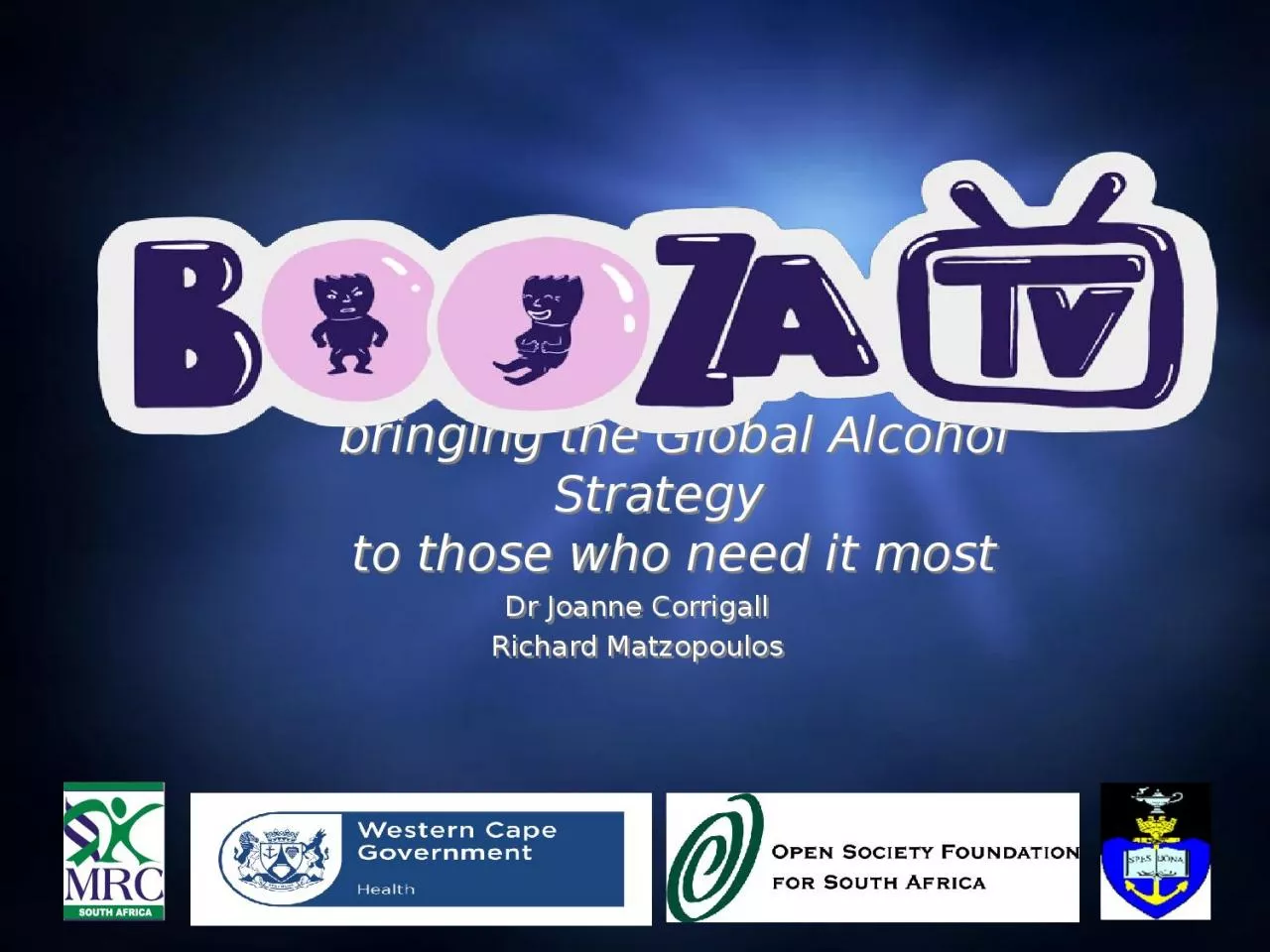 bringing the Global Alcohol Strategy