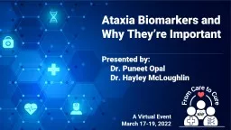 Ataxia Biomarkers and Why They’re Important