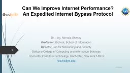 Can We Improve Internet Performance?