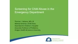 Screening for Child Abuse in the Emergency Department
