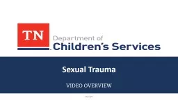 Sexual Trauma VIDEO OVERVIEW