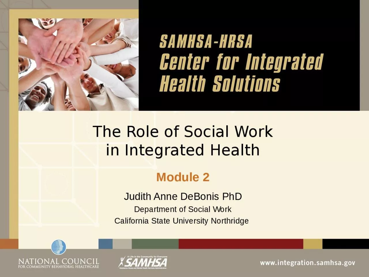 The Role of Social Work in Integrated Health