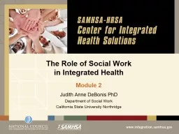 The Role of Social Work in Integrated Health