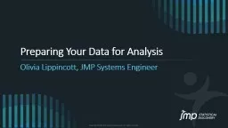 PPT-Preparing Your Data for Analysis