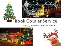 Book Courier Service Library Services, Bolton NHS FT