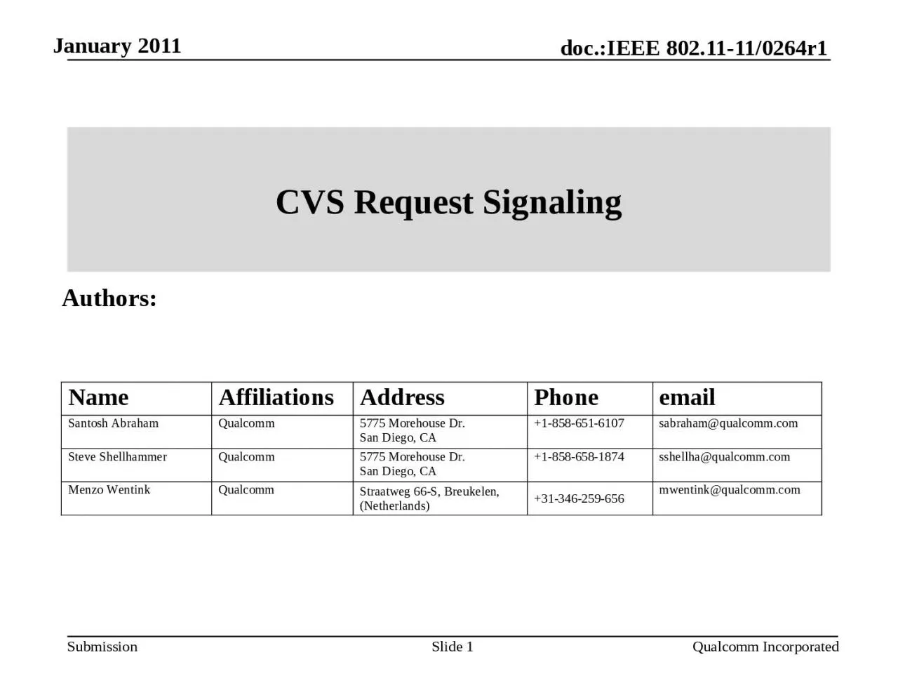 PPT-CVS Request Signaling Slide