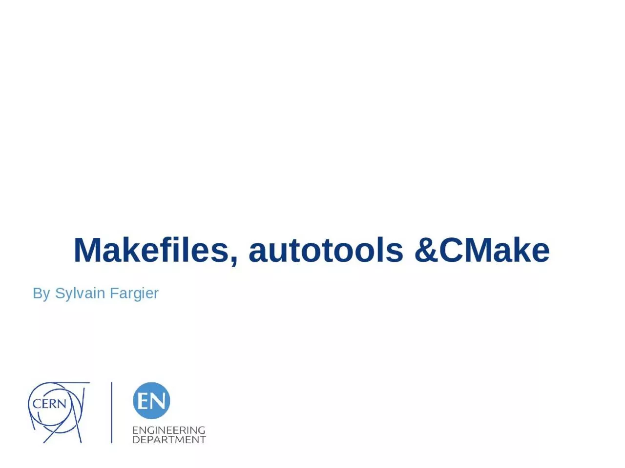 PPT-Makefiles , autotools