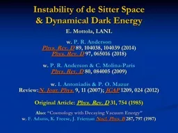 Instability of de Sitter Space