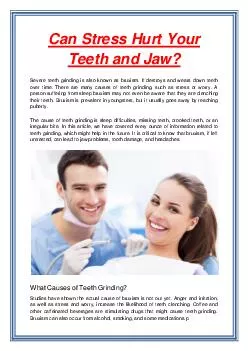 Can Stress Hurt Your Teeth and Jaw?