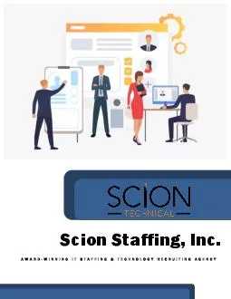 IT staffing firms | Scion Technical
