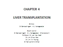 CHAPTER 4   LIVER TRANSPLANTATION