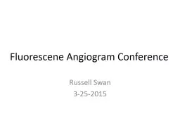 Fluorescene  Angiogram  Conference