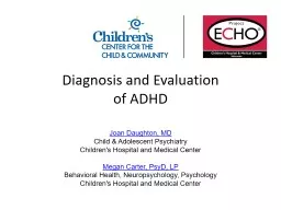 Diagnosis and Evaluation