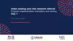 Index testing and risk network referral