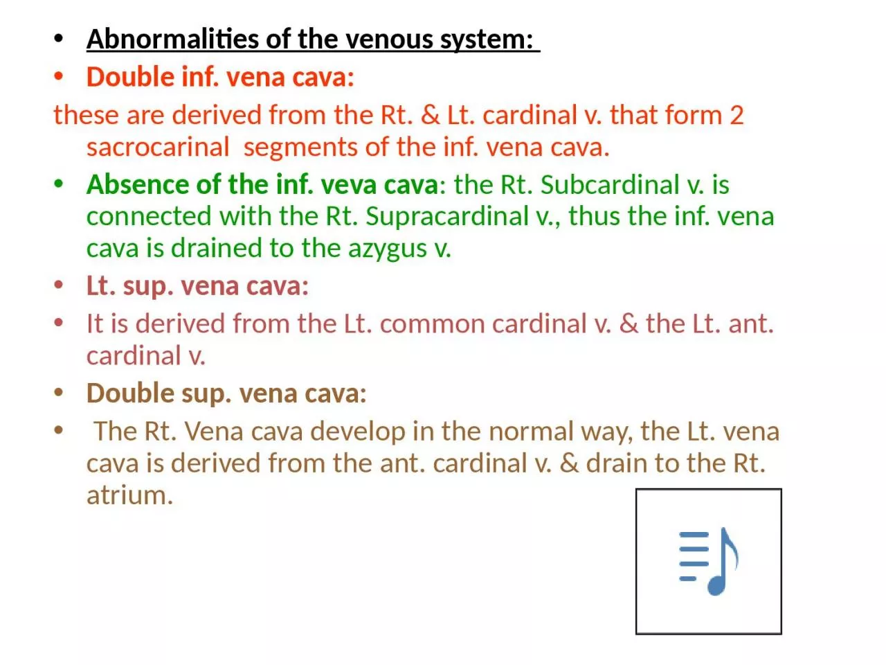 PPT-Abnormalities of the venous system: