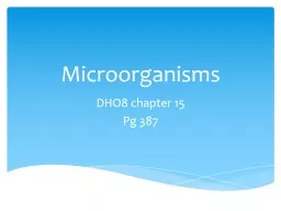 Microorganisms DHO8  chapter