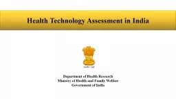 Health Technology Assessment in India