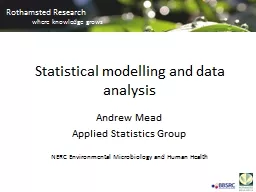 AMR  modelling and data analysis