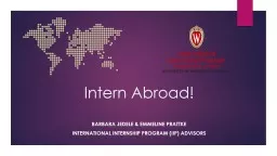 Intern Abroad! Barbara Jedele & Emmeline Prattke