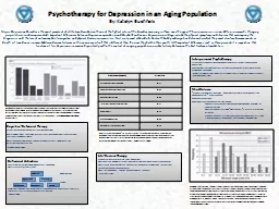   Psychotherapy for Depression in an Aging