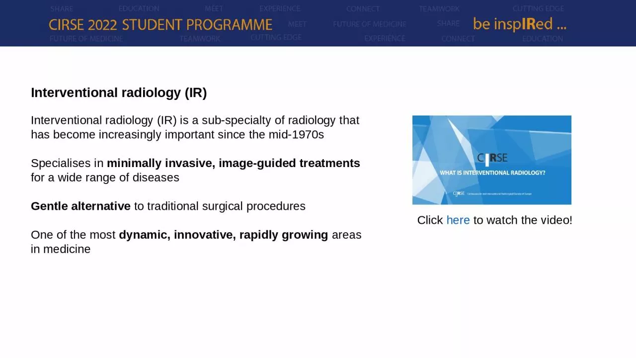 PPT-Interventional radiology (IR)