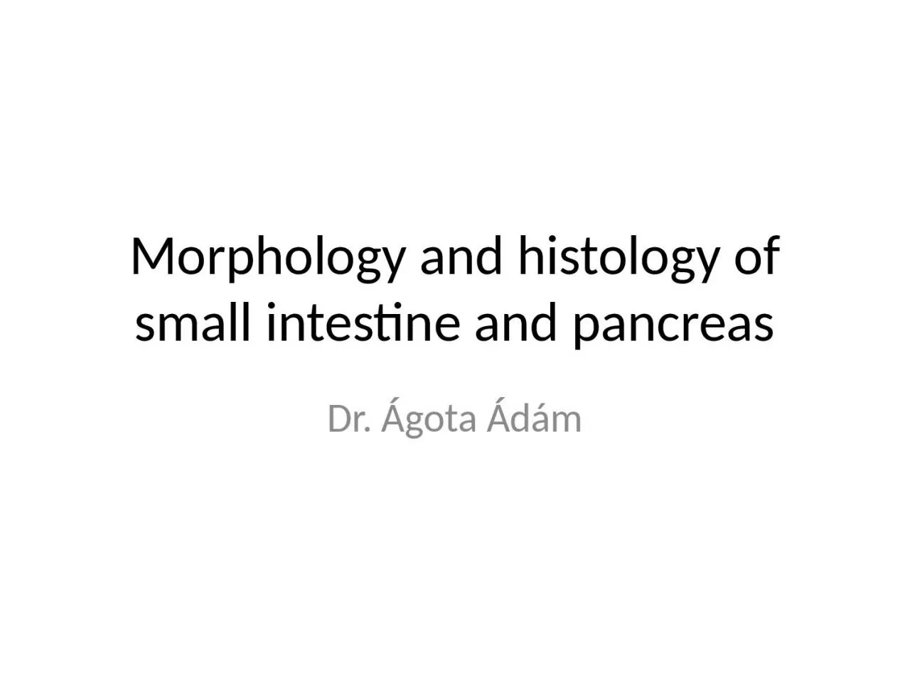Morphology  and  histology