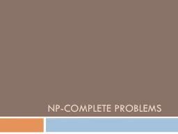 NP-Complete problems Admin