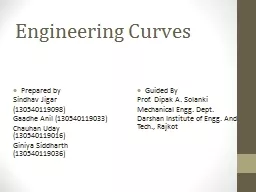 Engineering Curves Prepared by