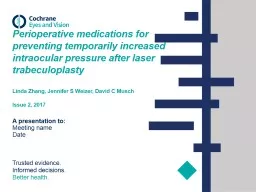 Perioperative medications for preventing temporarily increased intraocular pressure after