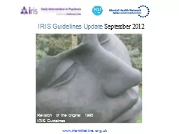 IRIS Guidelines Update