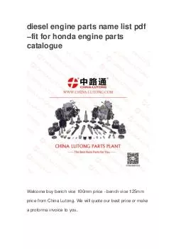 diesel engine parts name list pdf –fit for honda engine parts catalogue