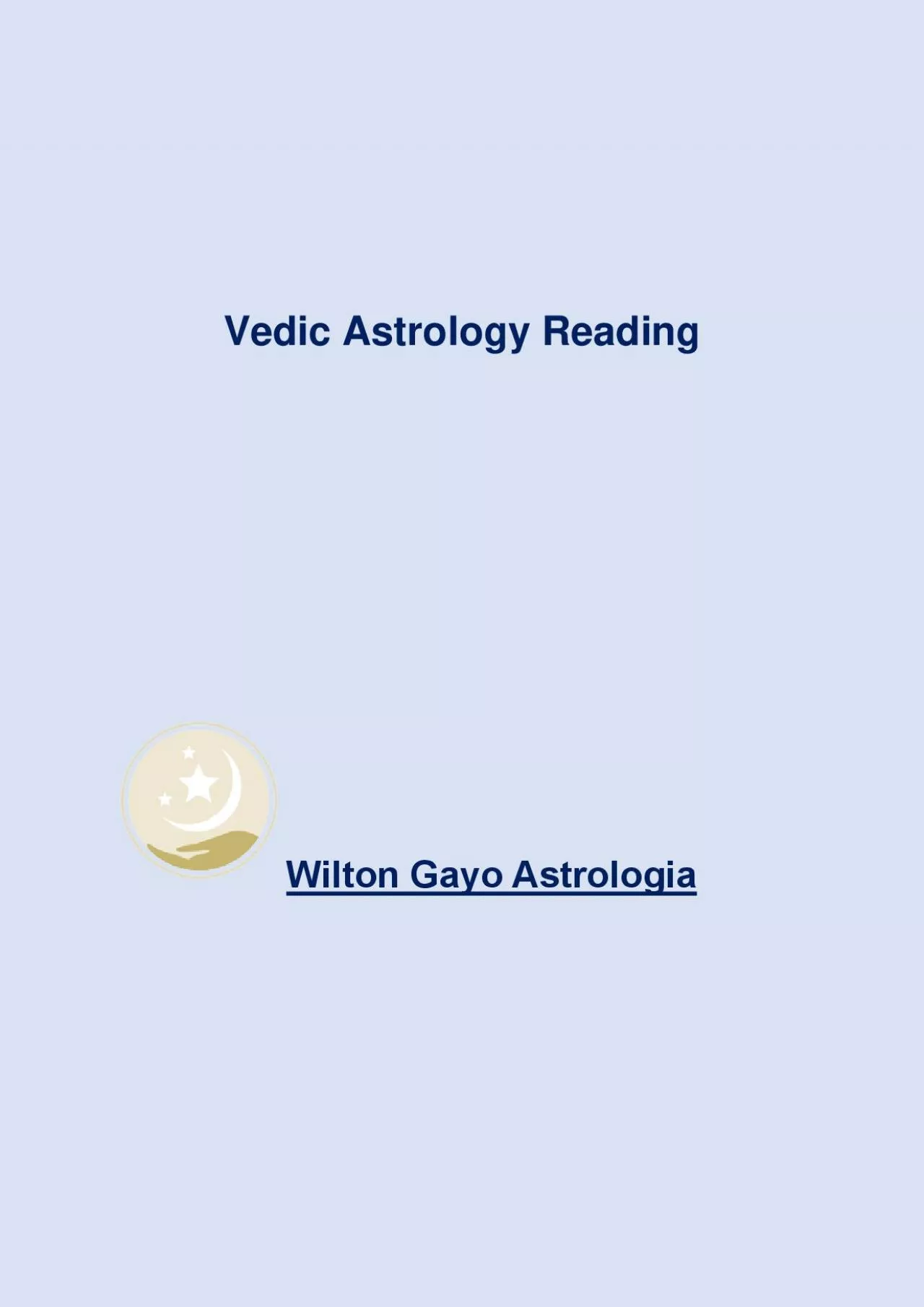 PDF-Wilton Gayo Astrology