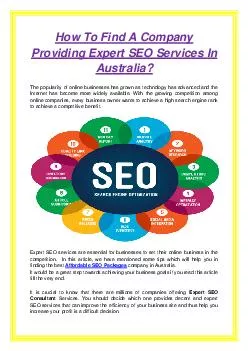 How To Find A Company Providing Expert SEO Services In Australia?