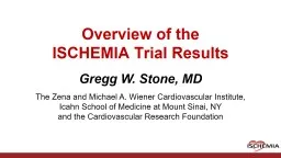 Overview of the ISCHEMIA Trial Results