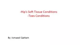 -Hip’s Soft Tissue Conditions